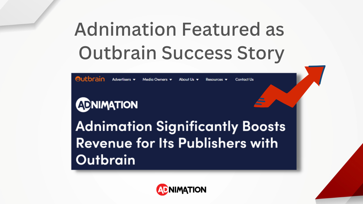 Adnimation Featured as Outbrain Success Story