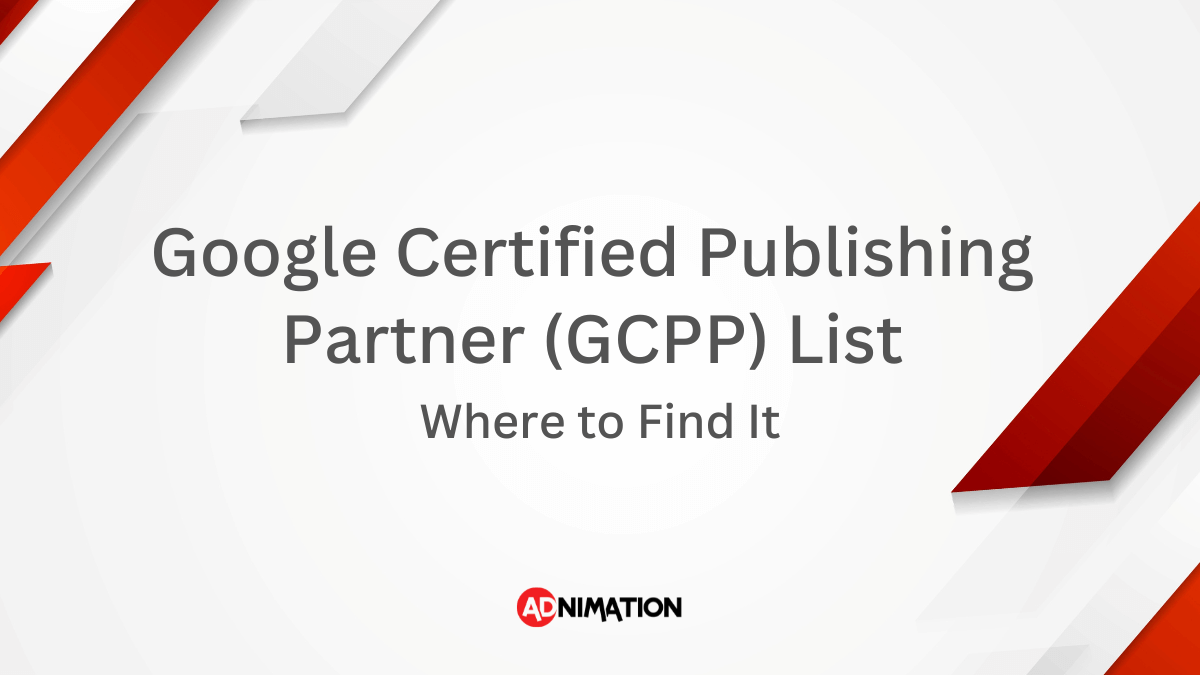 Google Certified Publishing Partner List - Where to find it