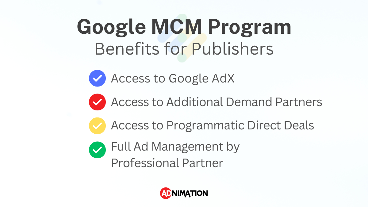 Google MCM Program Benefits for Publishers