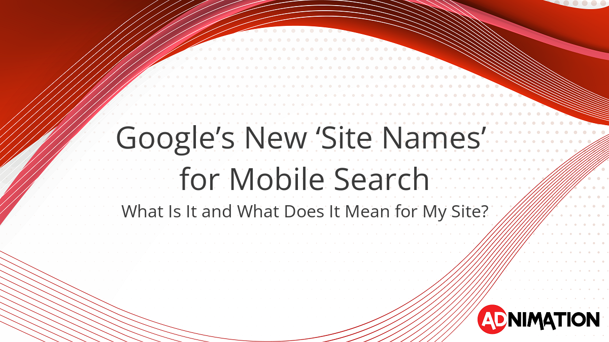 Google site names title tag mobile