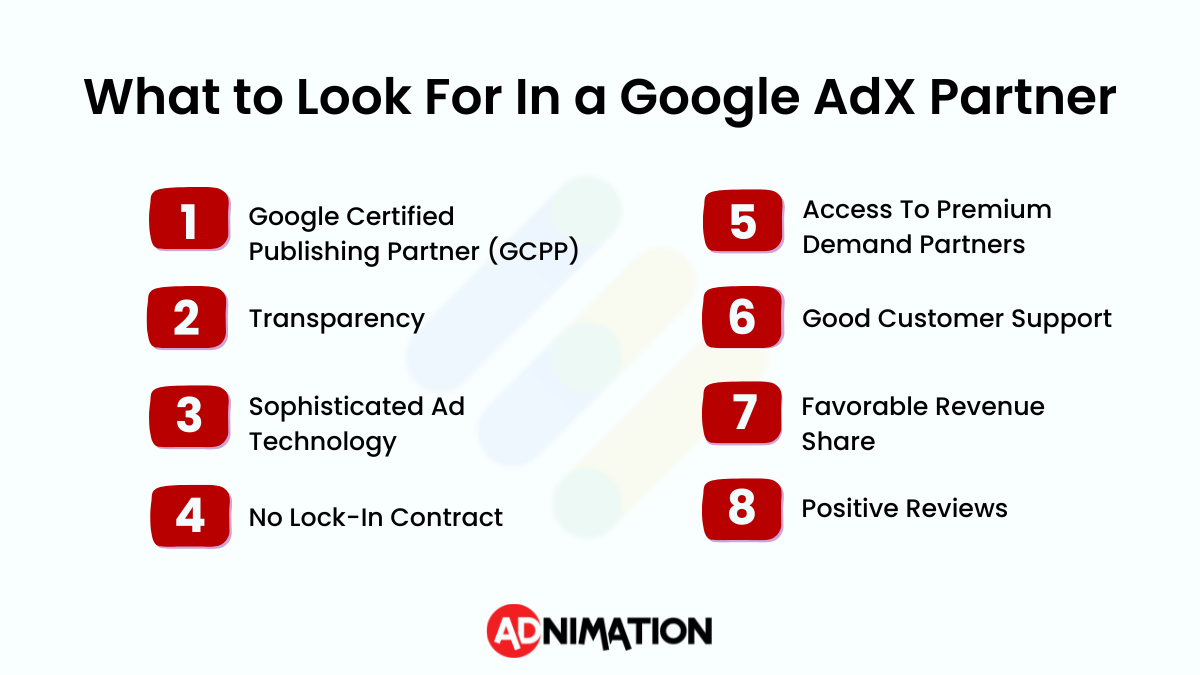 What to look for in Google AdX Partner